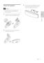 Page 1919
   
 
 
3  Fix two screws (not supplied) to the wall, 
then hook the bracket onto the screws 
and lock the speaker into position.
   
 
 
  
 
 
 
 
 
Mount the speakers
 
Caution
 
Risk of personal injur y and damage to the   •
product. Allow only quali ed persons to 
mount the product.
   
 
 
1  Loosen the screws at the bottom of the 
speaker to remove the speaker stand.
   
  
 
 
 
 
2  Attach the small wall mount bracket to 
the speaker with screws.
   
  
English
EN
 
 
 
 
 
 
Connect
 