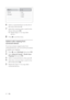 Page 2120
6  Select a connected device on the lef t of 
the menu, then press  
.
7  Select the connector that is used for the 
device, then press  OK.
Repeat steps 6–7 to map other  »
devices.
8 Press   to exit the menu.
Update audio mapping from 
connected devices
If you have already mapped audio from 
connected devices, you can use this procedure 
to update your mapping.
1 Press  , select  [Settings], then press  OK.
2 Select  [EasyLink Setup] >[Audio Input 
Mapping], then press  OK.
3  Select a connected...