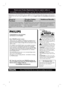 Page 2
2
Registering your model with PHILIPS makes you eligible for all of the valuable benefits listed below, so don't miss out.
Complete and return your Product Registration Card at once,or register online at www.philips.com/welcome to
ensure:
Return your Product Registration Card or register online at
www.philips.com/welcome today to get the very most from your purchase.
Visit our World Wide Web Site at http://www.philips.com/welcome
Congratulations on your purchase,
and welcome to the “family!”
Dear...