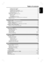 Page 77
English
Changing subtitle language  ......................................................................................................................29
Switching camera angles ............................................................................................................................29
Changing sound track language .............................................................................................................. 30
Setting the delay times for audio playback...