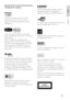 Page 5English
EN     5
Important
Trademark notice
 
 
 
 
Manufactured under license from Dolby 
Laboratories. Dolby, Pro Logic and the 
double-D symbol are trademarks of Dolby 
Laboratories.
    
 
 
 
 
DivX, DivX Ultra Certi ed, and associated 
logos are trademarks of DivX, Inc. and are used 
under license.
   
Of cial DivX® Ultra Certi ed product.
   
Plays all versions of DivX ® video (including 
DivX ® 6) with enhanced playback of DivX® 
media  les and the DivX® Media Format.
   
Plays DivX® video...