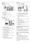 Page 1414
Rear right
  
a SD CARD-FOR VOD/BD-LIVE ONLYSlot for SD card. The SD card is used to 
rent
	
o
 nline 	 videos 	 and 	 access 	 BD-Live.
b VIDEO OUT-VIDEOConnect to the composite video input on 
t h e T V.
c LAN
C onnect to the L AN input on a broadband 
modem or router.
d ANTENNA FM 75 Signal input from an antenna, cable or satellite.
e HDMI OUT (ARC)TO TV Connect to the HDMI input on the T V. 
f HDMI IN 1/2Connect to the HDMI output on a digital 
device. 
Connect  to TV
Connect your home theater to...