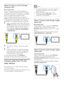 Page 1616
Note
 •The audio connections in this user manual are 
only recommendations. You can use other 
connections too.
 •When your home theater and T V are 
connected through HDMI ARC, an audio 
connection
	i

s
	n
 ot
	r
 equired.
Option 1: Connect audio through a digital 
optical cable
Best quality audio
Using an optical cable, connect the OPTICAL  
connector on your home theater to the 
OPTICAL OUT  connector on the TV or other 
device.
The digital optical connector might be labeled 
SPDIF , SPDIF OUT ,...