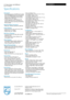 Page 3Issue date 2012-07-19
Version: 27.5.9
12 NC: 8670 000 56431
EAN: 87 12581 51180 7© 2012 Koninklijke Philips Electronics N.V.
All Rights reserved.
Specifications are subject to change without notice. 
Trade

marks are the proper ty of Koninklijke Philips 
Electronics N.V. or their respective owners.
www.philips.com
HTS9520/12
Specifications
5.1 Home theater with 360SoundBlu-ray 3D playback  
Accessories• Compatible accessories: DCK3060 Dock for iPod/ iPhone, RWSS9500 Wireless Rear Audio, STS1300 
Floor...