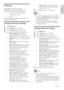 Page 2523
•	[Sleep Timer] : Sets a sleep timer to 
switch the home theater to standby 
af ter
	 a 	 specific 	 time.
5 Press OK	 to 	 confirm 	 your 	 choice. 	
Note
 •If your preferred disc language is not available, 
you can select [Other] from the list and enter 
the 4-digit language code which can be found 
at the back of this manual. 
 •If you select a language that is not available 
on a disc, the home theater uses the default 
language of the disc.
Change advanced settings
1 Press  ( Home ).
2 Select...