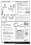 Page 43ALLALL2
SUPER VIDEO
Detailed playback features and additional functions are described in the
accompanying owner’s manual.
1
2
34
5
Wireless Receiver Setup
Rear Speaker
table stand
Playing a disc
Wireless System - Getting Started
1Turn on your DVD system and play an audio CD
(see ‘Playing a disc”).
2Select same transmission frequency channel for
both the wireless transmitter and receiver.
The wireless system will automatically turn on when receiving an audio
signal and vice versa.
On the wireless...