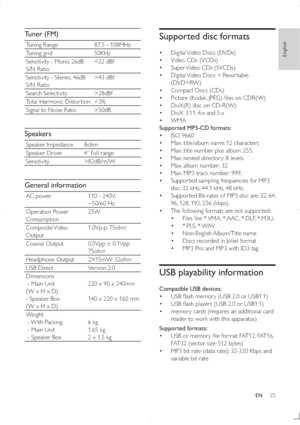 Page 2425
Supported disc formats
 Digital Video Discs (DVDs)
 Video CDs (VCDs)
 Super Video CDs (SVCDs)
 Digital Video Discs + Rewritable 
(DVD+RW)
 Compact Discs (CDs)
 
	