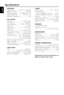 Page 3636
English
Specifications
AMPLIFIER
Output power .................. 2 x 50 W + 100W RMS
Signal-to-noise ratio .......................................≥ 60 dBA
Frequency response .......... 35– 20000 Hz, ± 3 dB
Input sensitivity AUX ....................... 0.9 V (max. 2 V)
Impedance loudspeakers ......................................... 4 Ω
DVD PLAYER
Laser Type ................................................ Semiconductor
Disc Diameter .............................................. 12cm / 8cm
Video...