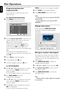 Page 24English
24
Disc Operations
Programming favourite
chapters/tracks
You can play the contents of the disc in the
order you want.
For DVD/VCD/SVCD/CD/CDG
1Press PROG on the remote control.
➜The programming menu appear s.
2Use the numeric keys (0-9) to input the track
/chapter number in the order you want. (two
digits must be entered, e.g., 
06 ).
➜If there are more than ten tracks to be
programmed in total, select {NEXT} on the
screen and press OK (or press 3I on the
remote control) to access the next...