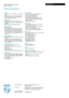 Page 3Issue date 2011-07-21
Version: 2.0.6
12 NC: 8670 000 35931
EAN: 87 12581 38621 4© 2011 Koninklijke Philips Electronics N.V.
All Rights reserved.
Specifications are subject to change without notice. 
Trade

marks are the proper ty of Koninklijke Philips 
Electronics N.V. or their respective owners.
www.philips.com
MCD716/12
Specifications
DVD component Hi-Fi systemRibbon tweeter 100W 
Sound• Output power: 2 x 50 W RMS / 2 x 100 W music  power
• Sound enhancement: class D digital amplifier,  digital sou...