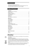 Page 7
1
Français
Magyar
English
PyccÍËÈ
Polski
Čeština
Slovenčina
Türkçe
Introduction
Ta ble of Contents
Thank you for purchasing this television set.
This handbook has been designed to help you install and operate your TV set.
We  would strongly recommend that you read it thoroughly.
Installation
Presentation of the LCD Television  . . . . . . . . . . . . . . . . . . . . . . . . . . . . . . . . . . . .\
 .2
Remote control  . . . . . . . . . . . . . . . . . . . . . . . . . . . . . . . . . . . .\
 . . . . . ....