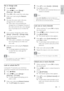 Page 1917
4 Press  to select [Lock] or [Unlock].
5 Press OK to conﬁrm.
All channels and connected devices are    »
locked or unlocked.
Note
If you select   •[Lock], you have to enter your 
code ever y time you turn on your T V to access 
all channels and connected devices.
Lock one or more channels
1  When watching T V, press OK to display 
the channel grid.
2 Press  to select a channel to lock.
3 Press  OPTIONS.
The channel options menu appears.   »
4 Press  to select [Lock channel] and 
press OK to enter.
A...