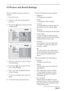 Page 21
EN-17
EN
This list summarizes the picture options:Brightness
To change picture brilliance.
Colour 
To change the colour intensity.
Contrast
To change difference between light and 
dark tones in the TV contrast range.
Sharpness
To increases or decreases the sharpness.
Colour Temp
To cycle through the following colour 
settings: Cool (more blue), Normal (bal-
anced) and Warm (more red).
Contrast+ 
To increase the contrast range of the 
TV. Select On option to activate the 
Contrast+  feature. 
NR
To...