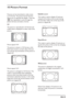 Page 23
EN-19
15 Picture Format
Pictures can be transmitted in wide screen 
or 4:3 format. The picture format function 
allows you to optimize the display.  Press the   key repeatedly to cycle through the 
picture formats and select a format.
4:3
The picture is reproduced in 4:3 format and 
a black band is displayed on either side of the 
picture.
Movie expand 14:9
The picture is shown in 14:9 format, a thin 
black band remains on both sides of the pic-
ture and the top and bottom of the picture is 
clipped...