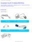 Page 87
Connecting to Your PC, TV Antenna, DVD/VCR etc.
Connecting to Your PC, TV Antenna, DVD/VCR etc. 
Product Description • Accessory Pack • Connecting to Your PC, TV Antenna, DVD/VCR etc. • 
Getting Started • Optimizing Performance
Accessory Pack
Unpack all the parts. 
Power cableRemote control & batteries
   
DVI-D cable VGA signal cable
   
 
file:///D|/My%20Documents/dfu/300WN5/english/300wn5/INSTALL/connect.htm \
(1 of 13)2005-02-16 10:33:47 AM 