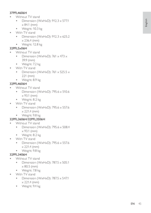 Page 47+1
37PFL4606H
 G	2	 )	

 7 
 G5-57IB.5100.B
5:+.B  
 G
2	BA.?
 G	2 )	

 7 
 G5-57IB.5/1.
5/.+  
 G
2	B.:?
32PFL5x06H
 G	2	 )	

 7 
 G5-570/B5+05
I.I  
 G
2	0.?
 G	2 )	

 7 
 G5-570/B511.15
B  
 G
2	:.I?
32PFL4606H
 G	2	 )	

 7 
 G5-570I1./51BA./
5I.B  
 G
2	:.?
 G	2 )	

 7 
...