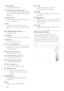 Page 86
   
 
 
s  TV/PC 
   
Toggles between PC mode and 
previously viewed video mode.
   
 
 
t  SLEEP 
   
Sets a delay af ter which the T V switches 
to standby.
   
 
 
u  
 
 
 FORMAT 
   
Toggles through available picture formats. 
Some formats are not available for some 
picture sources.
   
 
 
v  DEMO 
   
 
 
Toggles the demonstration menu on or off.
 
 
 
 
Remote control usage
 
 
When using the remote control, hold it 
close to the T V and point it at the remote 
control sensor. Make sure that...