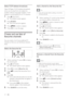 Page 1614
Add a channel to the favourite list
Tip
  =View all channels before adding a channel to 
the favourite list.
1  When watching T V, switch to the channel 
you want to add to a favourite list.
2 Press  to select a channel to add 
to the favourite list.
3 Press  OPTIONS.
  »The channel options menu appears.
4 Press  to select [Mark as favourite].
5 Press OK.
  »The channel is added to the favourite 
list.
6 Press  BACK to exit.
Tip
  =When watching T V, press  OPTIONS 
> [Mark as favourite] to save the...