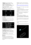 Page 12  
EN      12       
4. (Home): Access the Home menu. 
5.  (Navigation buttons): Navigate 
through menus and select items. 6. CH - / CH + (Previous/Next): Switch 
channels, navigate through menu pages, 
tracks, albums or folders.   7. OK: Confirm an entry or selection. 
8.  (Back): Return to the previous menu 
page or exit from a TV function.   
 
9.  FIND: Access the menu to select TV 
channel list. 10.  ADJUST: Access the menu to adjust 
settings. 11.  SOURCE: Select connected devices.   
12.  OPTIONS:...