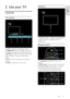 Page 11     
EN      11   
English
 2 Use your TV 
Controls 
TV controls  
 
1.  +/-: Increase or decrease volume. 
2. AMBILIGHT: Switch Ambilight on or off.     
Ambilight is available on certain models only. 3.  (Home): Access the Home menu. Press 
again to launch an activity in the Home 
menu. 4. CH +/-: Switch to the next or previous 
channel.   5. Power: Switch the TV on or off.   
  
Indicators  
 
1. Ambient sensor / remote control sensor 
Ambient sensor is available on certain 
models only.  
Remote...