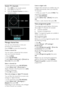 Page 16  
EN      16       
Switch TV channels 
 Press   on the remote control. 
 Press CH +/- on the TV. 
 Press the Numeric buttons to enter a 
channel number. 
  
Manage channel lists 
You can view all channels, or only your 
favourites in the channel list. 
Press  FIND to access the channel list. 
Create a channel list 
You can create a channel list that contains 
only your favourite channels. 
1. Press  FIND. 
2. Press  OPTIONS. 
3. Select [Mark as favourite] or [Unmark as 
favourite], then press OK....