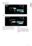 Page 33     
EN      33   
English
 
Home Theatre System 
First, use an HDMI cable to connect the device to the TV. 
   
Finally, use a digital audio cinch cable to connect the device to the TV. (not required for HDMI 
ARC) 
  
Audio and video synchronisation (sync) 
If the sound does not match with the video 
on screen, you can set a delay on most DVD 
Home Theatre Systems to match the sound 
and video. 
  
EasyLink 
To automatically mute the TV speakers 
when content is played from your Home 
Theatre System,...