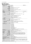 Page 49User Manual BDL4251V 
 
48 
LCD Module   Diagonal: Pixel Pitch: Resolution:                Color:                                           Brightness: Contrast Ratio: Response time: View Angle: 
42 / 106.7 cm 0.485 mm 1920 x 1080 dots 1.07 billion colors (depending on video card used) 700 cd/m2 (typ.) 1,000:1 (typ.) , 3,000:1witch Smart Contrast 9 ms (typ. G to G) Up and Down 178°, Left and Right 178° (typ.)   @CR>10 
Frequency Horizontal: Vertical: 15.625 / 15.734, 31 - 91 kHz 50.0 / 58.0 - 75.0 Hz...