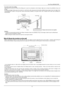 Page 16                                         User Manual BDL4631V/00 
 
 13 
 To avoid monitor from falling Take measures to prevent the monitor from falling over in case of an earthquake or other disaster might occur to lessen the probability of injury and damage. As  shown in the figure below, secure the monitor to a solid wall or pillar using rope (commercially available) strong enough to bear the weight of the monitor(BDL4631V:  approx. 34.6  kg).  Screw hooks  (commercially  available), of ring type...