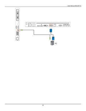 Page 24User Manual BDL5571V 
 23 
 
PC 
 