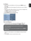 Page 2929
English Français Español Deutsch
Netherlands
Italiano Svenska Dansk
5.2 MusicAfter you insert the USB drive or SD card, press MENU to go to 
home page.
Select Music from the home page. Then select you source of USB or 
SD card.
All the music ﬁ les will be sorted out. You can then use navigation key 
to highlight the music from the left side area.
Press 
2; to playback the music ﬁ les.
Press STOP when you end the listening.
Music with Slideshow
To start the slide show during music playback, press  on...