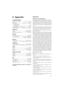 Page 2727
8 Appendix
Technical DataDimensionsDimensions (L¦×¦H¦×¦W) ................... 313¦×¦129¦×¦197¦mmWeightWeight ...................................................................1,9¦kgPower SupplyPower Supply ......................... 220¦–¦240¦V¦~ / 50¦–¦60¦HzPower ConsumptionPower ConsumptionStand-by modeStand-by mode ............................................... 