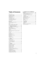 Page 99
Table of Contents
Dear Customer,  ......................................................... 2
About this User Manual  ............................................ 2
Installation Guide ................................... 3
Package Contents  ...................................................... 3
Attaching the Paper Tray  ........................................... 3
Inserting Paper  .......................................................... 3
Connecting the Handset...