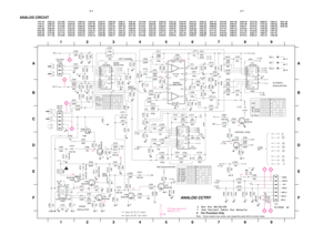 Page 89-79-7
ANALOG CIRCUIT
21
34
3
4
6
5
01
11 1
1
1
CHANNEL
S2 S1
11
S3
0
0
S3
REC MUTE
#    For Provision Only
#
# #
1701 F9
1710 C1
1730 A1
2701 B2
2702 B2
2703 A2
2704 B22705 A2
2706 A2
PB/REC
Pb deck B
S1
S3 S0
0S4
1
LEFT CHANNEL
11
1
01
123456789
12345
1
1
1
0 STOP
S1
0
--
1
1 01
*
*
1
--1 S1
0
6789 A
B
C
1
1
RIGHT
A0
0
10
S2
S3
S0
S1
S0
1
1
S4
S2
1
MODE
D
E
FA
B
C
D
E
F
S4
EQUALISATION
01
HS ChromeA0 S0
1
0
1
S2
1
SELECTOR
----
HS Ferro
2707 A4
2708 B4
2709 A5
2710 B5
2711 A62712 B6
2713 A6
2714 B6...