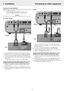 Page 12Connecting to video equipment
Note: The figures in brackets (1) correspond to the figures in the
accessories diagram.
The characters in brackets (a) correspond to the
characters in fig. 4 of ‘Controls and connections’. 
Caution!
Always switch off the projector before making any connections.
PAL, NTSC, SECAM
1.Connect the Video out socket of a VCR, Laser Disc player,
video camera or TV to the Video socket (e) of the projector.
For this, use the video/audio connection cable (2) supplied.2.Connect the Audio...