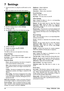 Page 1818Philips · PPX2330 · 2340
7Settings
1Switch the device on using  the on/off switch on the
side.
2 After the initial screen the main menu appears.
3
Use the navigation keys to select Settings. 
4 Confirm with \340 .
5 Use  \002/\003  to select from the following settings.
6 Confirm with \340 .
7 Modify the settings using  \340, \002/\003 , 
8 Confirm with \340 . 
The  \277 key takes you one step back in the menu.
Image Settings
Wall paper —Select background images
Fit Screen —Convert videos and im ages...