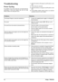 Page 2424Philips · PPX2495
Troubleshooting
Power Cycling
If a problem occurs that cannot be corrected with the
instructions in this user manual (see also the help
below), follow the steps given here.1
Switch the device off using the on/off switch on the
side.
2 Wait at least ten seconds.
3 Switch the device on using the on/off switch on the
side.
4 If the problem repeats, pl ease contact our technical
customer service or your retailer.
ProblemsSolutions
The Pocket Projector cannot be switched on • Connect the...