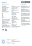 Page 2Issue date 2013-08-05
Version: 1.0.1
12 NC: 8670 001 08139
EAN: 34 25160 31992 7© 2013 Koninklijke Philips N.V.
All Rights reserved.
Specifications are subject to change without notice. 
Tr

ademarks are the property of Koninklijke Philips N.V. 
or their respective owners.
www.philips.com
Specifications
PPX3410/EUPocket projector100 lumens with MP4 player
Highlights
 120 (305cm) image sizeEnjoy the biggest mobile screen you ever had and 
share your HD media content wherever you want. 
With your PicoPix...