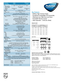 Page 2ProScreenProScreen
PXG30 Series
Key Features
•Brilliant, High Contrast Images
•Exceptional Compatibility and Connectivity
•Motorized Lens Shift, Focus and Zoom
•ProntoNEO Remote Control
•Silent Operation - 31db (Eco Mode)
Projection ChartAll values are estimates
Input Panel
Hassle-Free Service and Support
Philips’ First Choice Warranty assures you that you’ll always be ready to present even in case of
equipment failure thanks to our toll-free technical support (1 year), 48-hour Roadside Assistance...