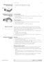 Page 11• Use the Zoom ring to adjust the size of the image.
• Use the Focus ring to adjust the focus of the image.
To raise the projector
1Press the Elevator button (A).
2Raise the projector to the desired display angle, then release the button to lock the elevator
foot (B) into position.
3Use the horizontal adjuster (C) to fine-tune the display angle.
To lower the projector
1Press the Elevator button (A).
2Lower the projector to the desired display angle, then release the button to lock the
elevator foot (B)...