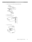 Page 197Assembling the Cardiograph Cart and Patient Cable ArmAssembling the Cart
PageWriter Trim Cardiograph Service ManualD-3
4Attach the bolt screws and tighten using the provided wrench.
5Turn the cart upright.
6Attach the bin to the cart beam.
7Insert the bin dividers. 