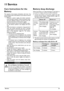 Page 33  Service 33
11 Service
Care Instructions for the 
Battery
The capacity of the battery diminishes with time. You 
can prolong the life of the battery if you observe the fol-
lowing points:
• Without a power supply, the device operates from

 the built-in battery. When the battery does 
not have sufficient capaci ty, the device turns off. 
Connect the device to the power supply.
• When the battery does not have sufficient capac -
ity, the battery symbol in the display and turns 
red .
•

When the device...