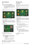 Page 1818Philips · PPX3414
Music Playback
1Switch the device on using the on/off switch on the
side.
2After the initial screenthe main menu appears.
3Use the navigation keys to selectMusic.
4Confirm withà.
5 With an inserted memory card or USB stor-
age device:Select the internal memory, the USB
storage medium or the memory card using the keys
.
6Confirm withà.
7Use
 to select the file that you wish to play.
8Pressàto start playback.
9PressTto stop or continue playback.
During playback you can adjust the volume...