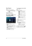 Page 2828Philips · HDP15x0
Music Playback
Supported file formats
Supported file formats are MP3 and WAV.
Music Playback (USB/SD Card/
Internal Memory/DLNA)
1Switch the device on using the on/off key.
2The main menu appears.
3Use the navigation keys to select the desired media 
(USB, SD-card or DLNA): SD-card Internal memory or SD card can be selected! USB - If only one USB key is connected the explorer 
shows only the content of the USB. - If more than one USB memory is connected, select 
the desired USB memory...