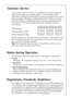 Page 2121
Customer Service
If you cannot find the remedy for a malfunction in these operating
instructions, please contact your dealer or our customer service
department. Addresses and telephone numbers are listed in the accom-
panying booklet Guarantee Conditions/Customer Service Locations.
Selective ordering of replacement parts can save unnecessary travel
and costs. For this reason always provide the following appliance
information:
¥ Model Name
¥ Model Number (PNC)
¥ Serial Number (S-No.)
This information...