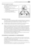 Page 29Retrait des supports de clayette
Votre appareil est équipé de dispositifs de retenue
qui permettent dimmobiliser les clayettes au
cours du transport.
Pour les enlever, procédez comme suit :
1. Déplacez les supports de clayette dans le sens
de la flèche (A).
2. Soulevez la clayette de larrière et poussez-la
vers lavant pour la dégager (B).
3. Enlevez les dispositifs de retenue (C).
Branchement électrique
Votre appareil ne peut être branché quen 230 V monophasé. Vérifiez que le compteur élec-
trique est...