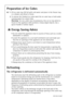 Page 3434818 36 23-02/7
Preparation of Ice Cubes
0 1.Fill ice cube tray 3/4 full with cold water and place in the freezer tray 
or a drawer and allow to freeze.
2.To remove the finished ice cubes twist the ice cube tray or hold under 
running water for a short time.
Warning!  Do not, under any circumstances, free an ice tray which is 
frozen to the appliance with pointed or sharp edged objects. Use a 
spoon-handle or similar object. 
2 Energy Saving Advice
 Do not install the appliance close to sources of...