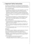 Page 5818 36 23-02/75
1 Important Safety Instructions
The safety of our appliances is in accordance with recognised techno-
logical standards and appliance safety legislation. We nevertheless feel 
that it is important to acquaint you with the following safety guidelines:
Use for Intended Purpose
 The appliance is intended for use at home. Depending on the preset 
operation mode, this appliance becomes suitable for cooling, 
freezing, for frozen storage of foods or for ice preparation. The 
manufacturer...