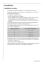 Page 1010818 36 43-01/7
Installation
Installation Location
The appliance should be installed in a well ventilated, dry room.
Energy use and efficient performance of the appliance is affected by 
the ambient temperature.
The appliance should therefore
– not be exposed to direct sunlight;
– not be installed next to radiators, cookers or other sources of heat;
– only be installed at a location whose ambient temperature 
corresponds to the climate classification, for which the appliance is 
designed.
The climate...