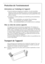 Page 9818 33 48-01/39
Protection de l’environnement
Information sur l’emballage de l’appareil
 Tous les matériaux marqués par le symbole   sont recyclables. 
Déposez-les dans une déchetterie prévue à cet effet (renseignez-vous 
auprès des services de votre commune) pour qu’ils puissent être récu-
pérés et recyclés.
 Les pièces en matière plastique sont identifiées par des abréviations 
normalisées.
– >PE< pour polyéthylène, par exemple films d’emballage
– >PS< pour polystyrène, par exemple coussins
– >POM<...