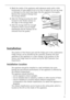 Page 9818 35 64-01/59
3.Wash the inside of the appliance with lukewarm water with a little 
bicarbonate of soda added (5 ml to 0.5 litre of water). Do not use soap 
or detergent as the smell may linger. Dry the appliance thoroughly.
Remove the transport fittings from 
the storage shelves:
4.Slide the fittings securing the shelf 
forward to the thicker section on 
the edge of the storage shelf.
5.Slide the storage shelf far enough 
forward so that it can be hinged 
downwards and the fittings can be 
removed...